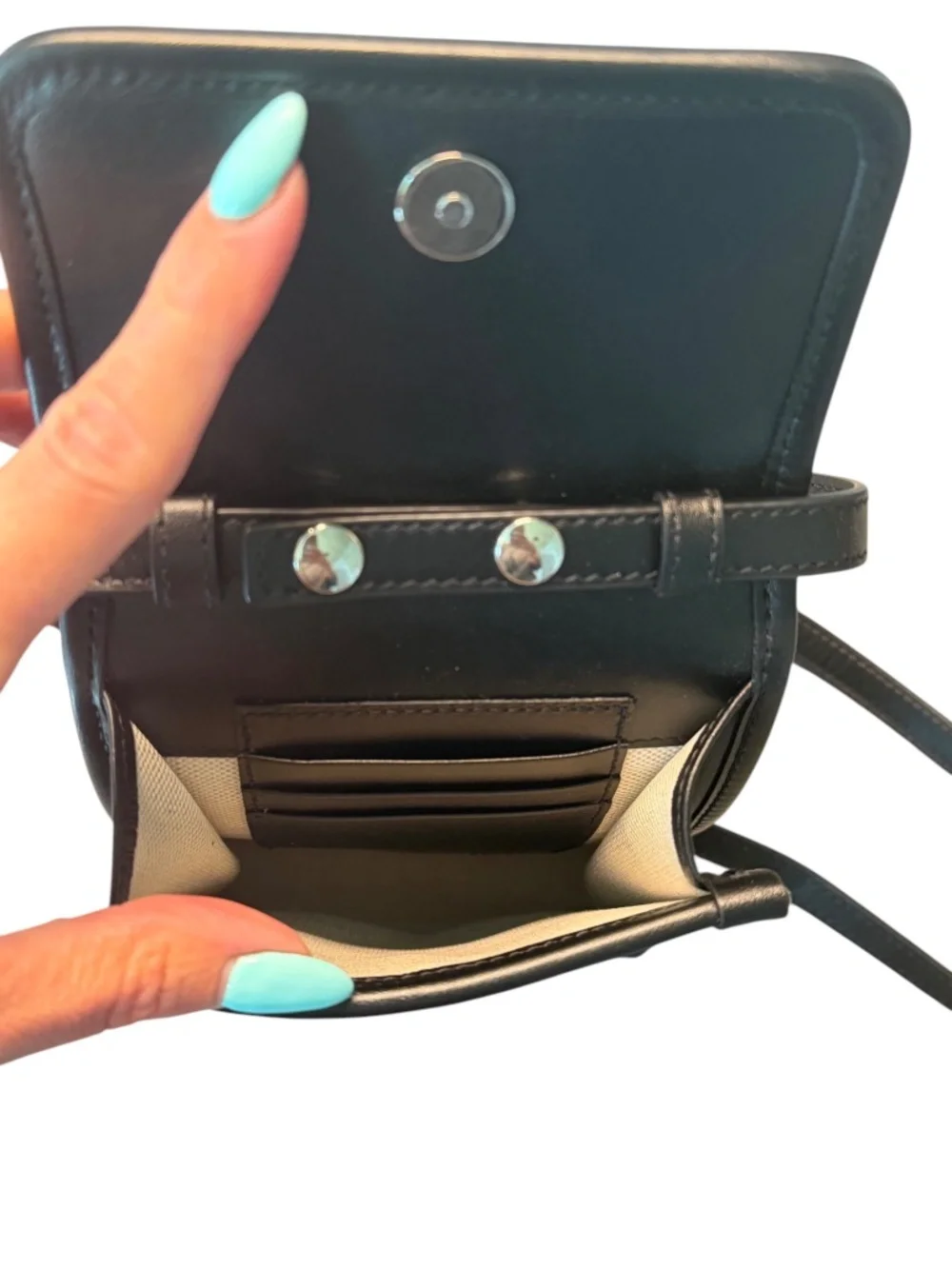 Gucci GG Embossed Mini Messenger/Phone Crossbody Bag